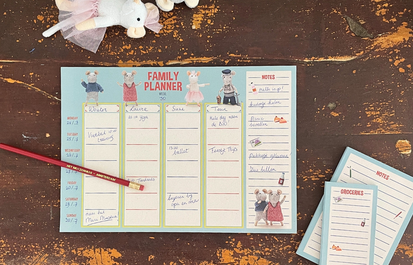 Familieplanner Set