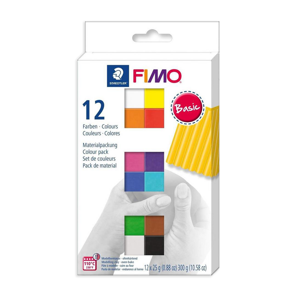 Fimo Professional Soft Polymer Clay 12/Pkg-Pastel